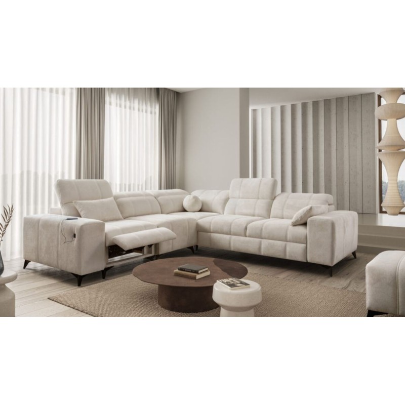 Narożnik Kombo w bezowym kolorze 