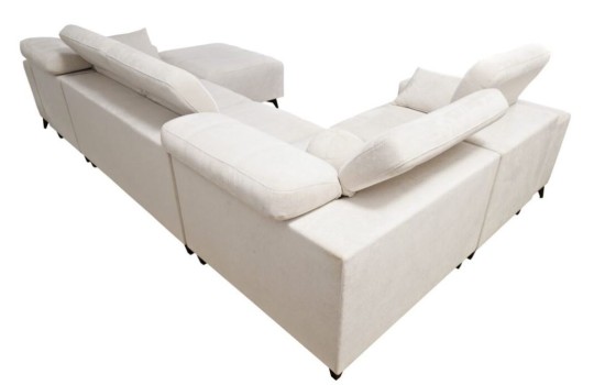 narożnik na drewnianych nogach Kombo 