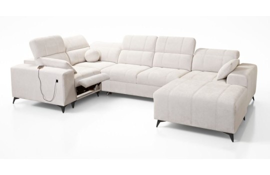 narożnik z elektryczną funkcją relaks 