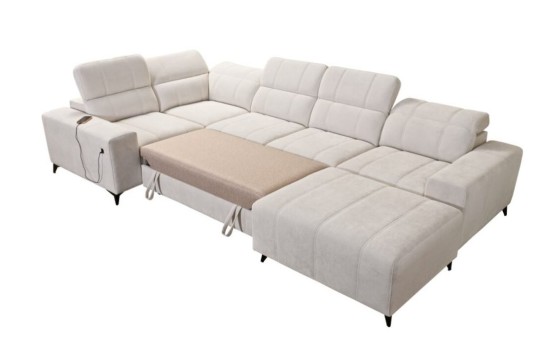 narożnik z wygodną funkcją spania 