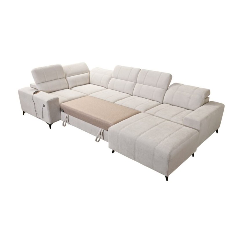 narożnik z wygodną funkcją spania 