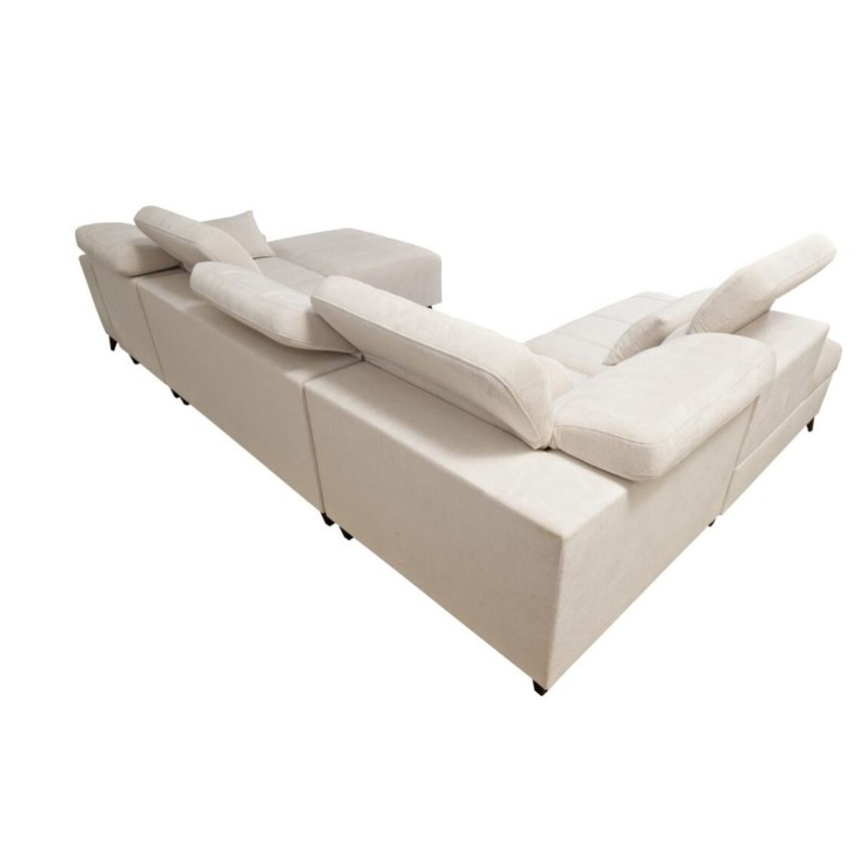 narożnik w plamoodpornej tkaninie 