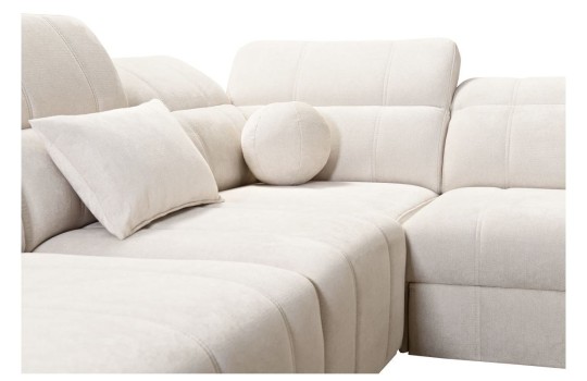 kremowy narożnik do salonu 