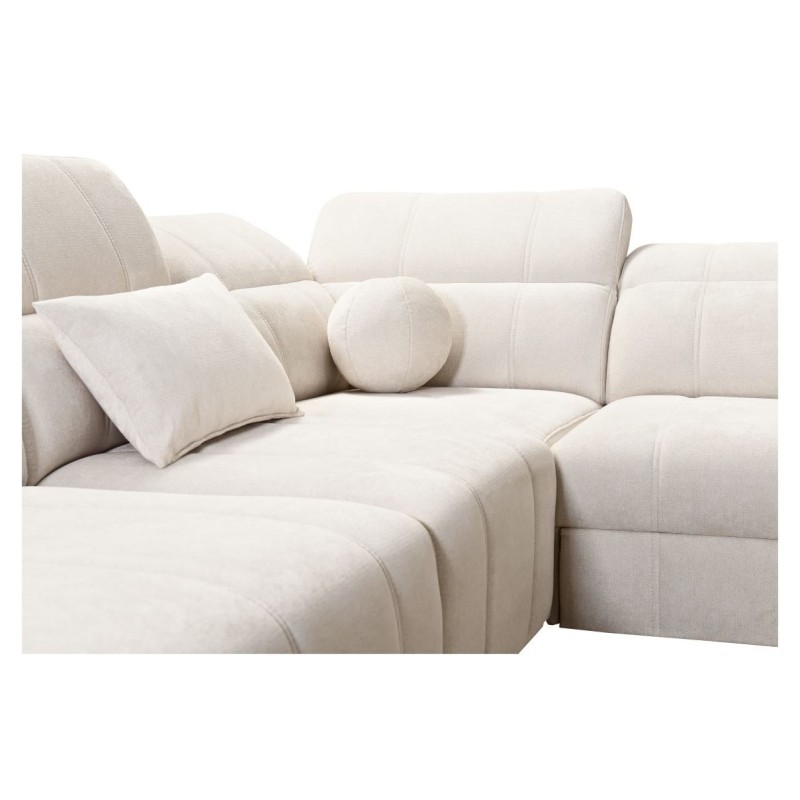 kremowy narożnik do salonu 