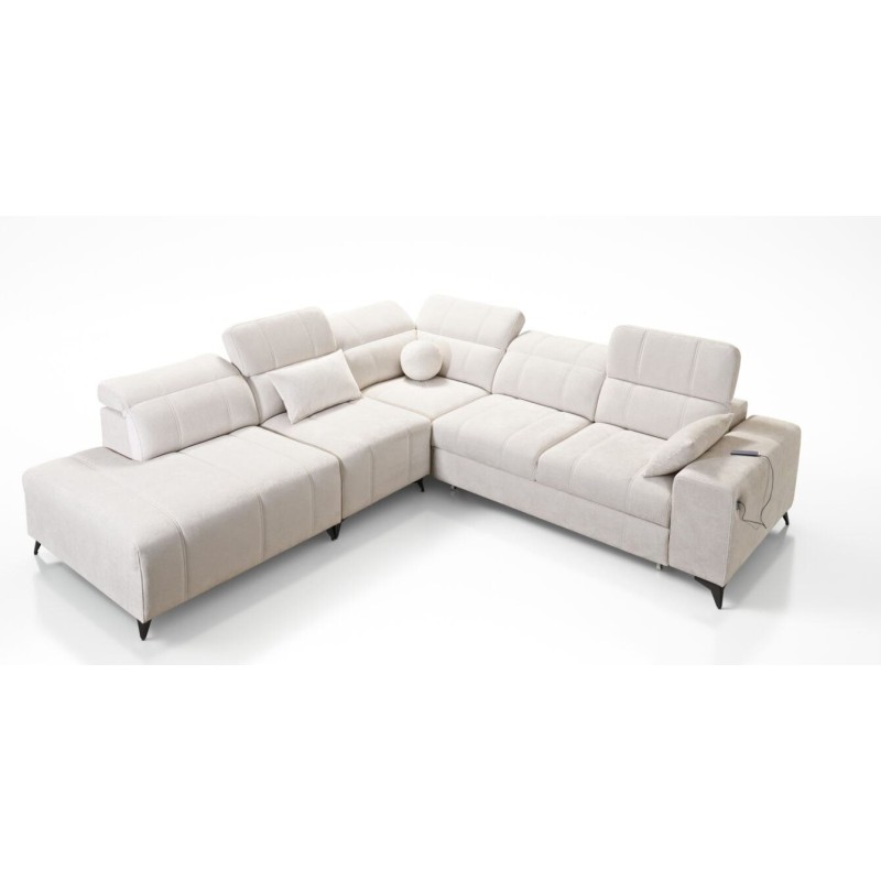 narożnik z wygodnymi zagłówkami 