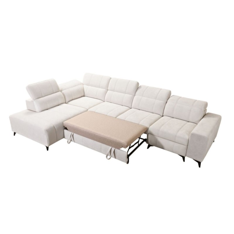 narożnik kombo rozkładany dla gości 