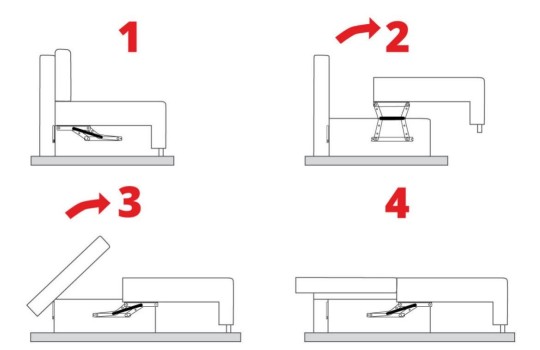 Rozkładany narożnik Stark 252x148 cm 