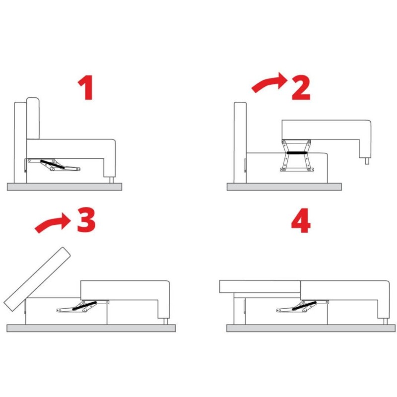 Rozkładany narożnik Stark 252x148 cm 