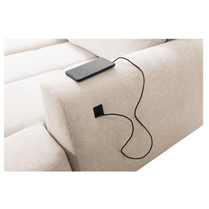 narożnik z gniazdkiem do ładowania