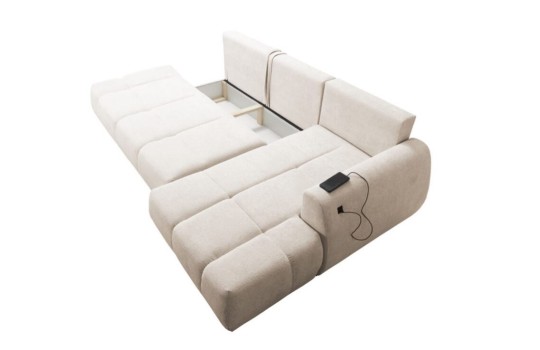 kanapa z dużym pojemnikiem 