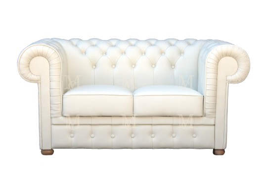 Kanapa Chesterfield z dekoracyjnymi zakładkami Henryk