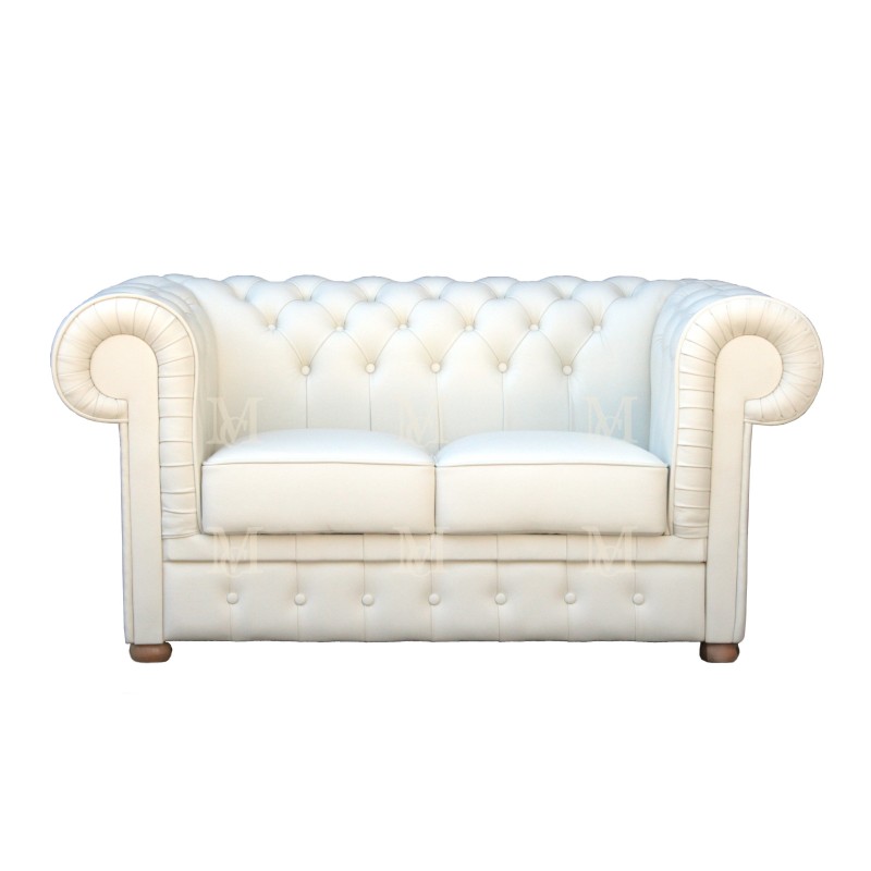 Kanapa Chesterfield z dekoracyjnymi zakładkami Henryk