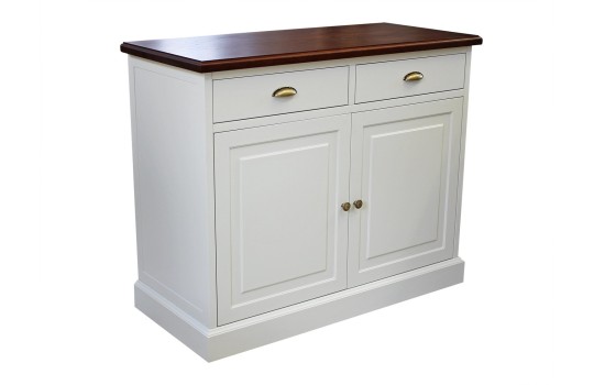 Biała komoda retro Lorenty