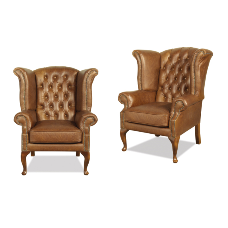 Pikowany fotel Chesterfield Wiktoria