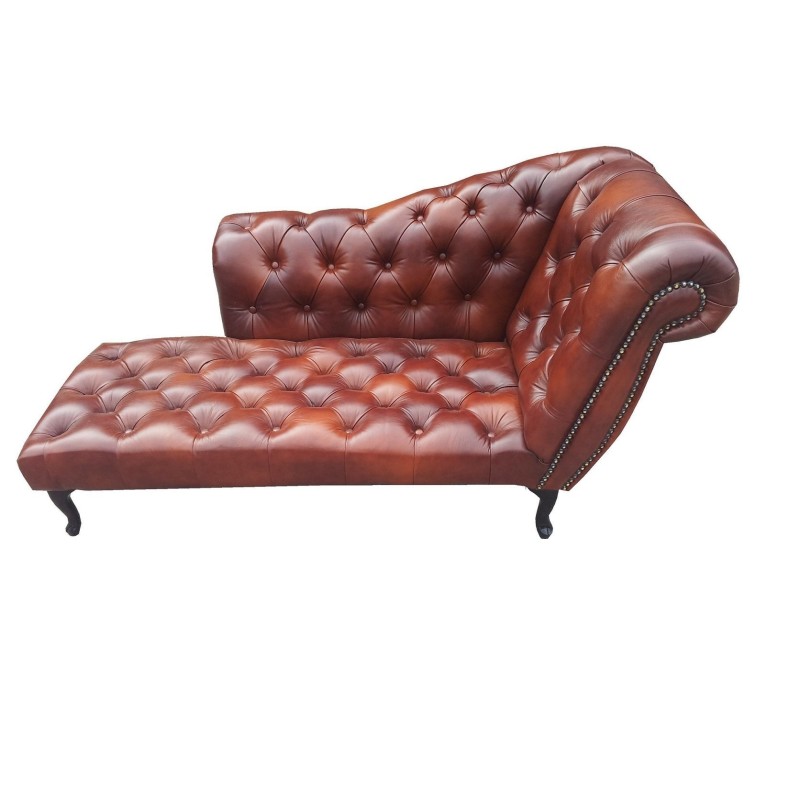 Pikowany szezlong Chesterfield Witold