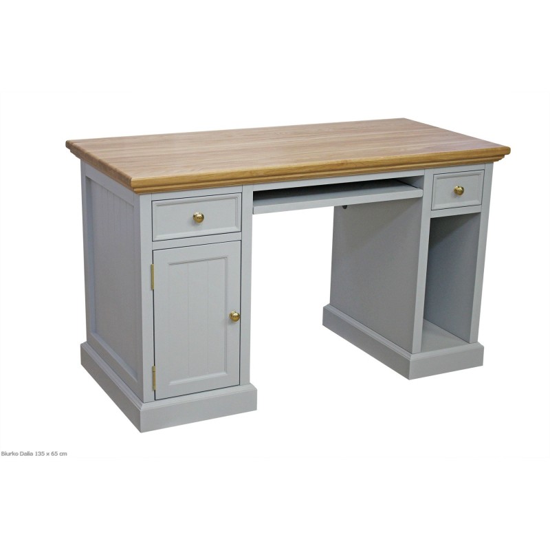 Rustykalne biurko z drewna Dalia 