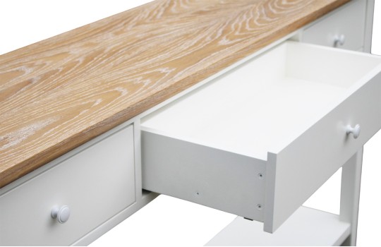 Dębowa konsola Gino