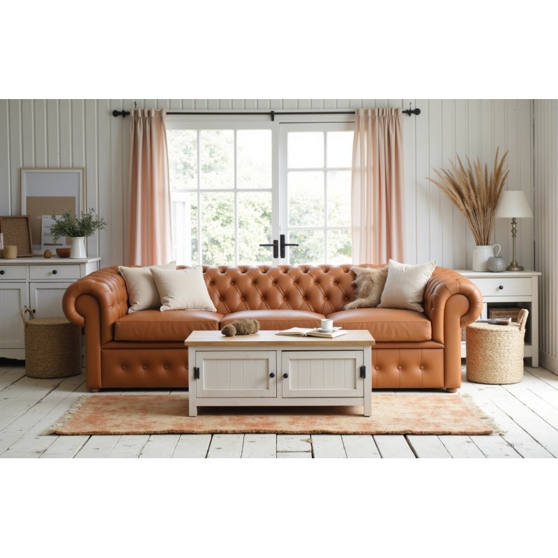 kanapa chesterfield z 3 siedziskami 