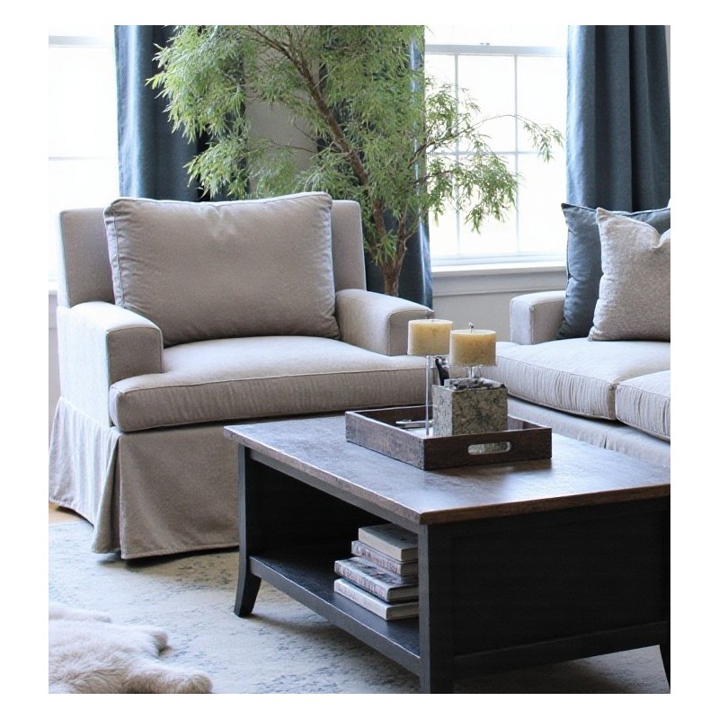 klasyczny miękki fotel 