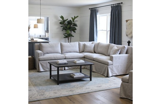 narożnik ze ściąganym pokrowcem 