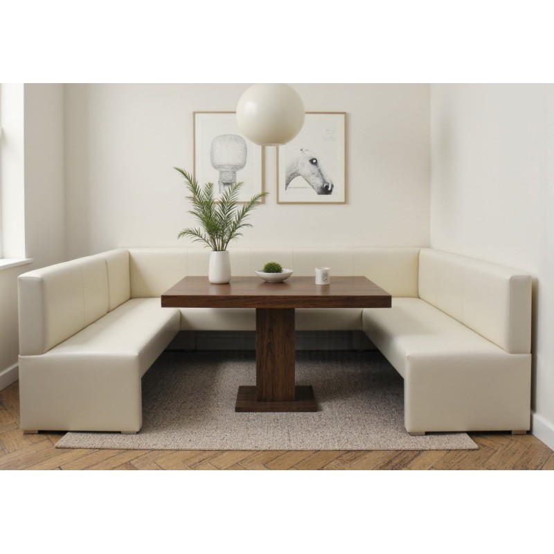 ławka narożna do jadalni w kształcie U Saga