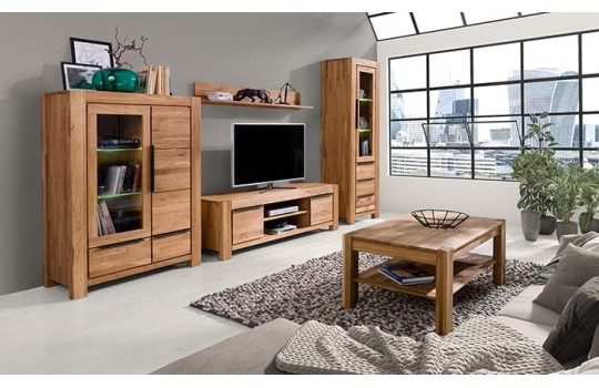 Meble dębowe do pokoju dziennego Tina