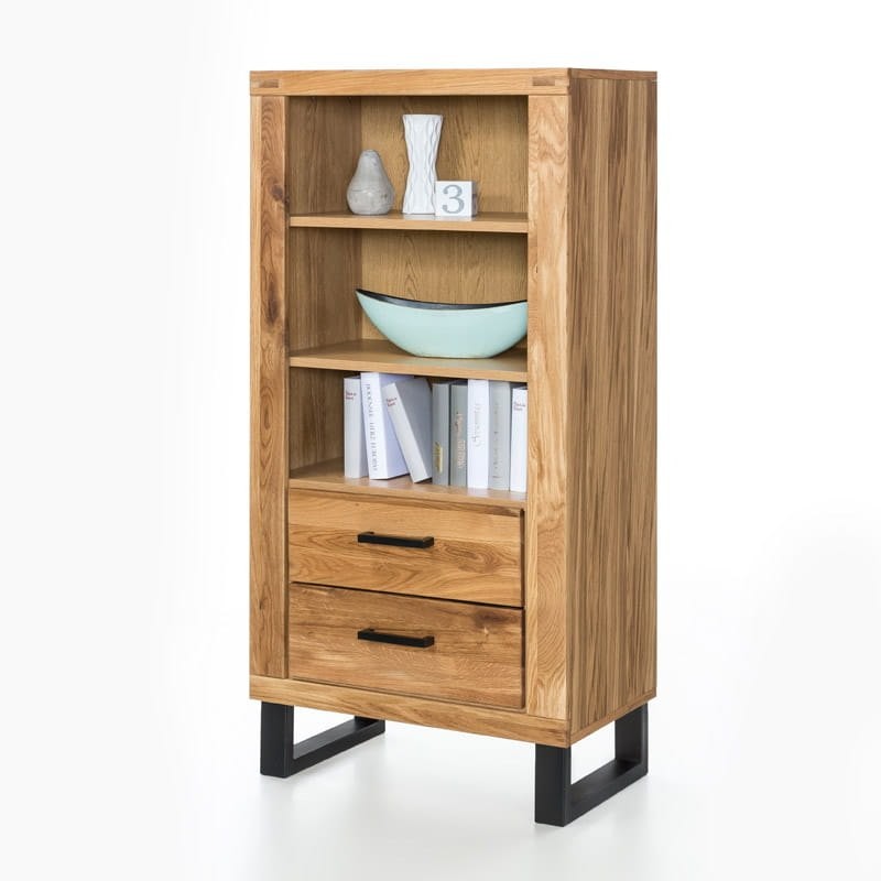 Regał dębowy Brig 67 cm