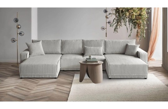 Narożnik U Elsa 185 x 390 x 185 cm 