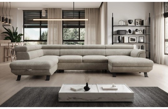 Narożnik rozkładany Luni 198 x 334 x 162 cm