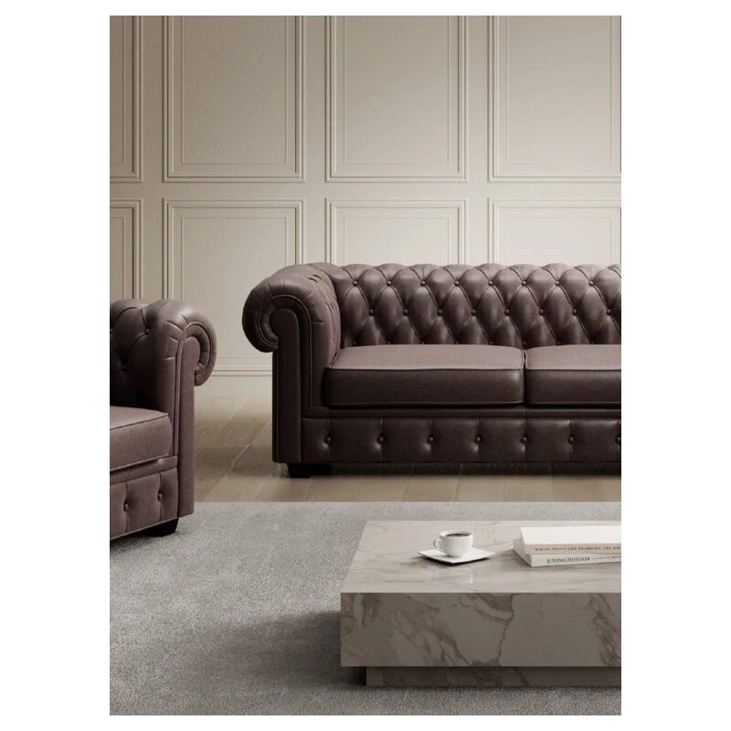 Sofa chesterfield Orlo 206 cm 
