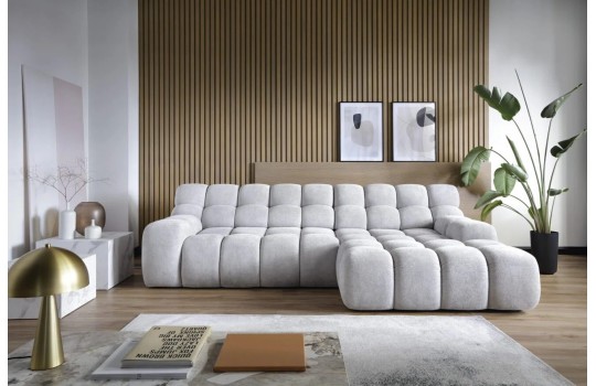 Narożnik z głębokimi pikowaniami Sempre 297 x 180 cm 