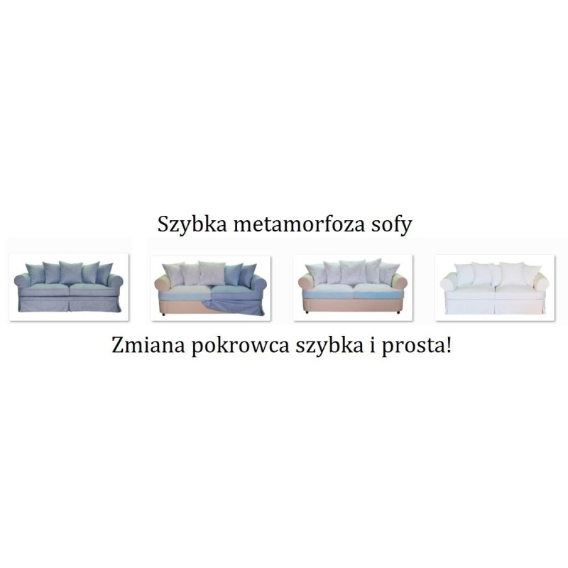 narożnik z możliwością wymiany pokrowca 