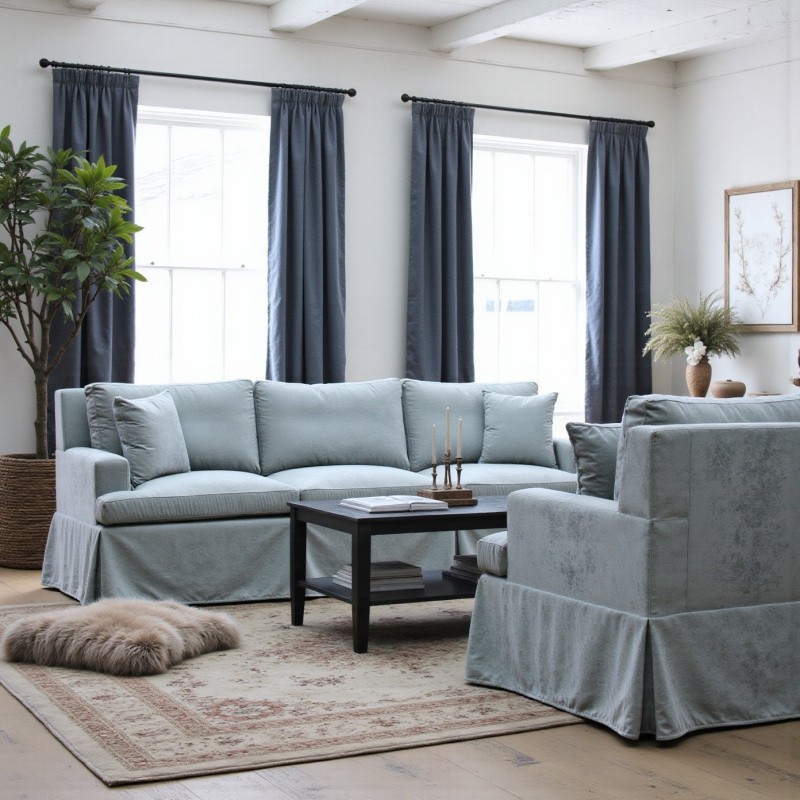 komplet klasycznych mebli do salonu 