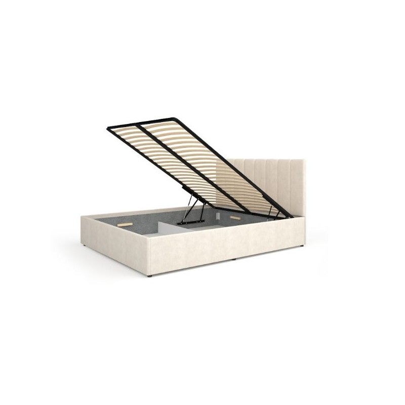 łózko do sypialni ze schowkiem 