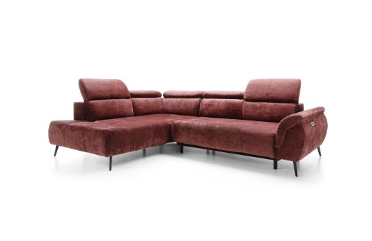 Narożnik Turyn I 286x184 cm z wysuwanym siedziskiem 