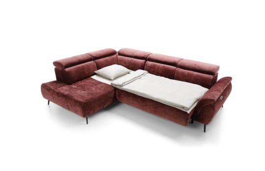 Narożnik Turyn I 286x184 cm z wysuwanym siedziskiem 