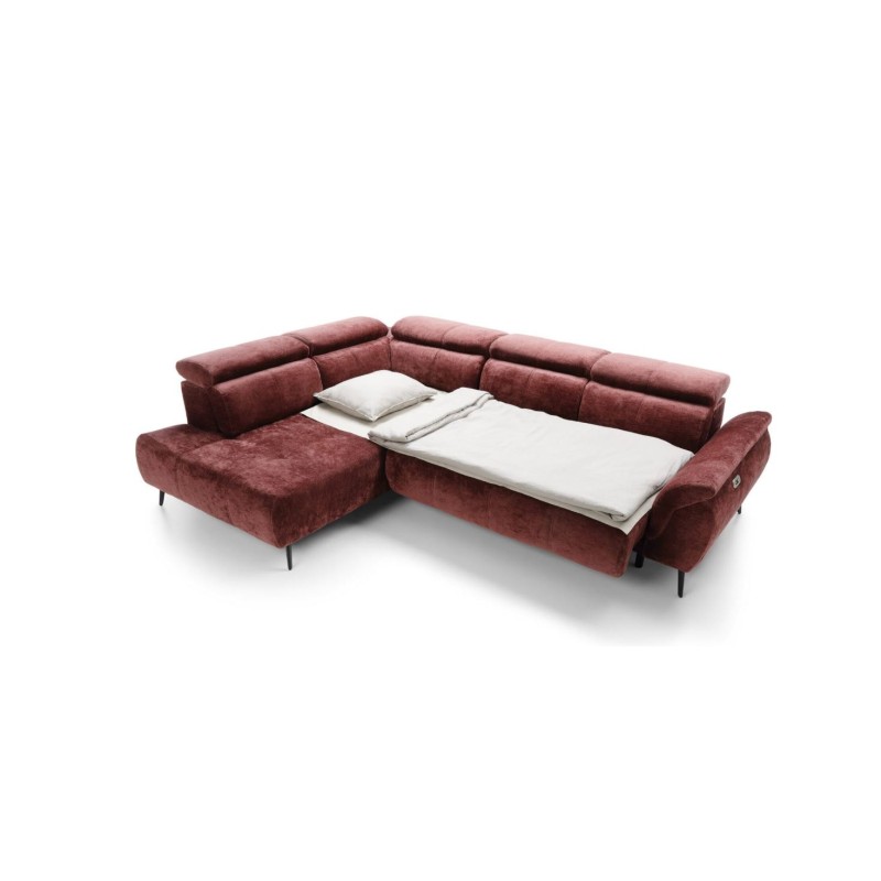 Narożnik Turyn I 286x184 cm z wysuwanym siedziskiem 