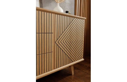 Ryflowana front komody - Fjord 