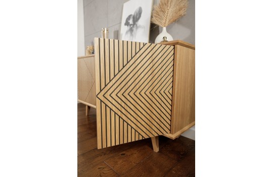 Komoda z wzorami na froncie - Fjord 