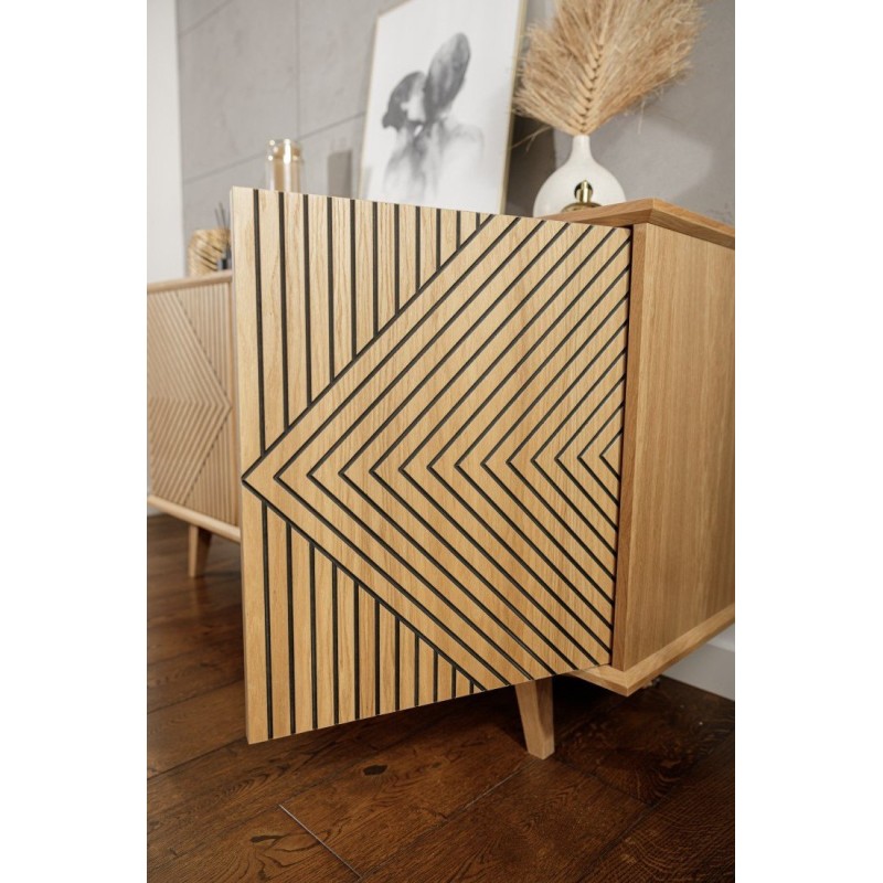 Komoda z wzorami na froncie - Fjord 