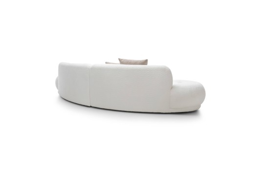 sofa o okrągłym kształcie 