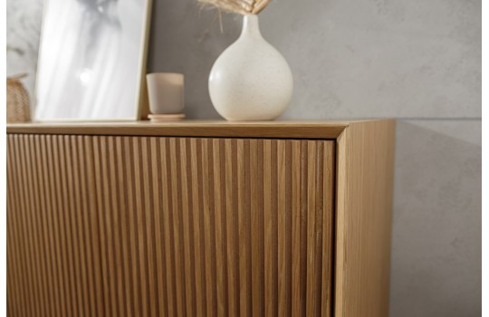 Fornirowane dębowe fronty z lamelami