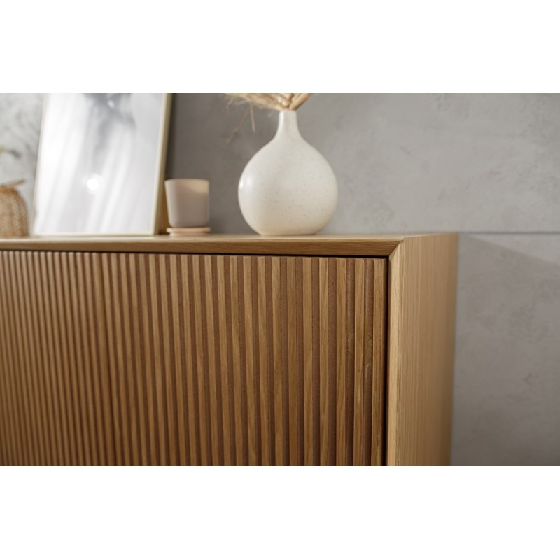 Fornirowane dębowe fronty z lamelami