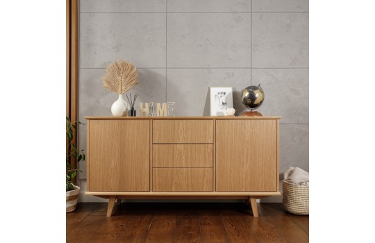 Komoda drewniana w stylu skandynawskim - Runa
