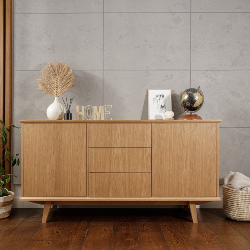 Komoda drewniana w stylu skandynawskim - Runa