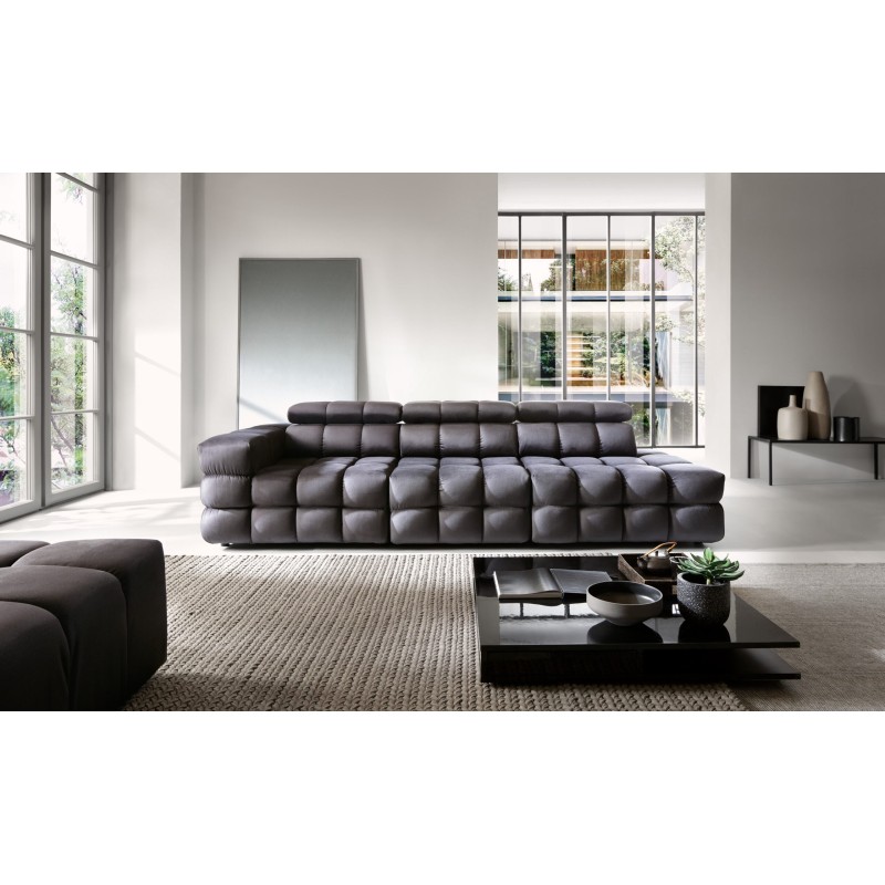 Kanapa z nowoczesnymi przeszyciami Nimides 288 cm 