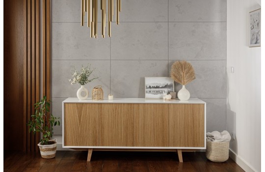 Komoda z ryflowanym frontem - Aurora