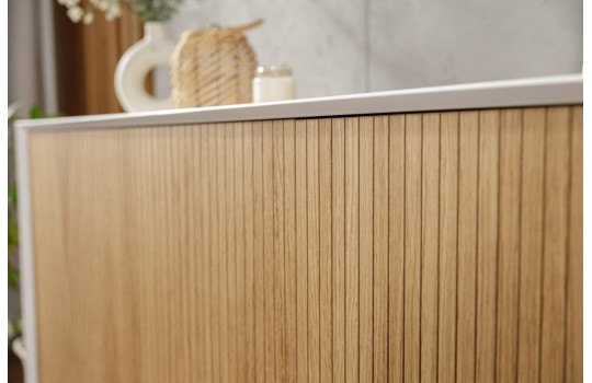 Komoda z frontami ryflowanymi - Aurora