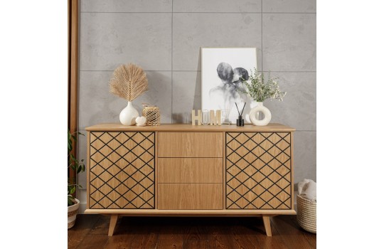 Dębowa komoda Tundra