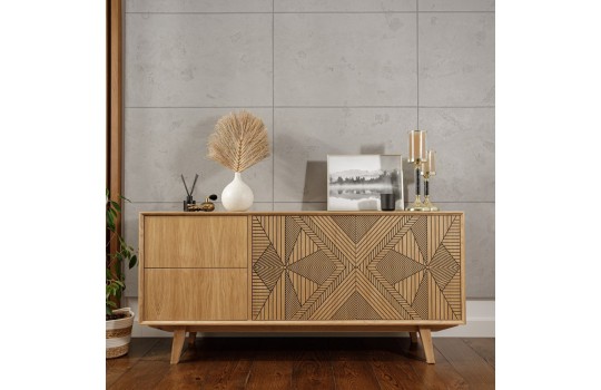 Komoda designerska ryflowana - Gran